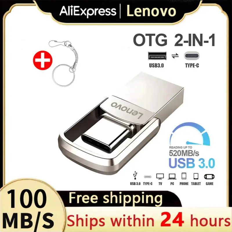 Lenovo New Usb Flash Drives 2Tb 1Tb Usb 3.0 Pen Drive Ad Alta Velocità 256Gb Memoria Usb 128Gb Flash Disk U Stick Per Laptop Desktop Tv