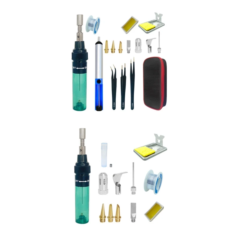 

N0HB Soldering Iron Cordless Gas Soldering Iron Temperature Adjustable Welding Torches Tool Soldering
