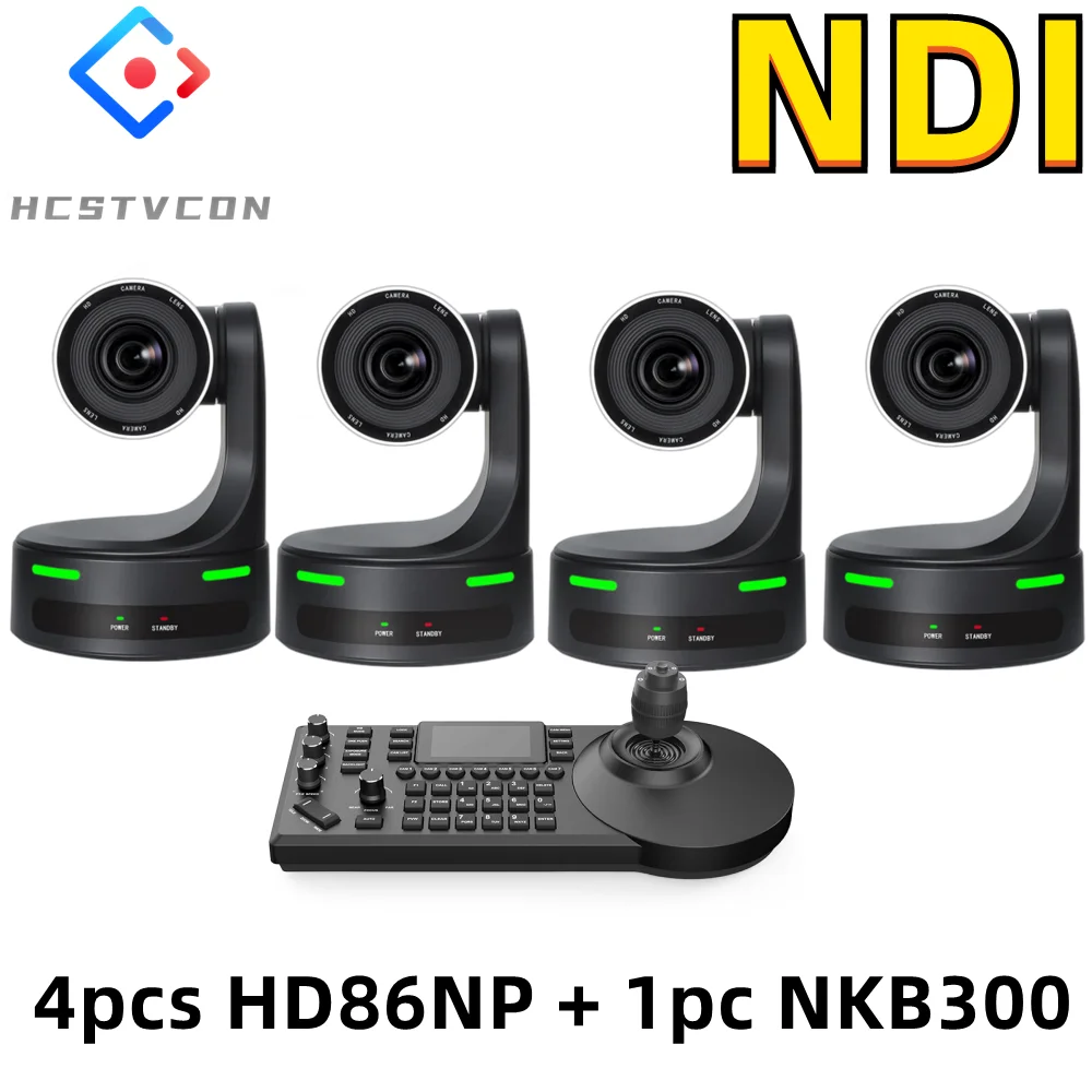 PTZ 카메라 SDI HDMI LAN USB 줌 라이브 스트림, 회의 교회 비즈니스 미팅용, 1 개 키보드 키트, 20X NDI POE 60Fps, 1 개-5 개