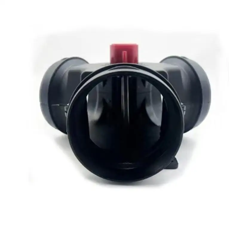 새로운 1개 T자형 분배기 파이프 연결기 커넥터 90mm75mm 밸브 플랩 조절식 에어 히터 통풍구 덕트 (자동차/트럭용)