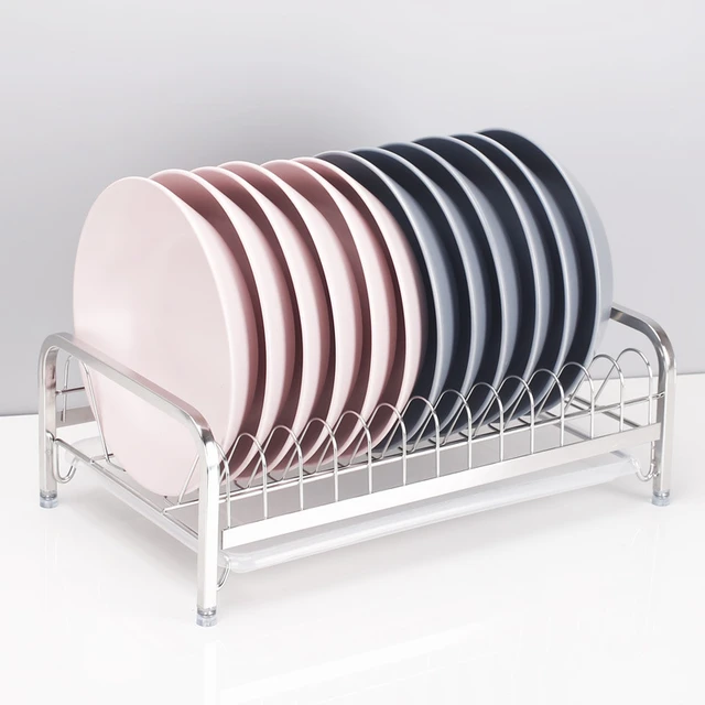 Stainless Steel Single Layer Dish Rack Kitchen Organizer Storage Drainer  Drying Plate Shelf Sink Knife Fork Container Accessorie - Price history &  Review, AliExpress Seller - Give Me 5 Store