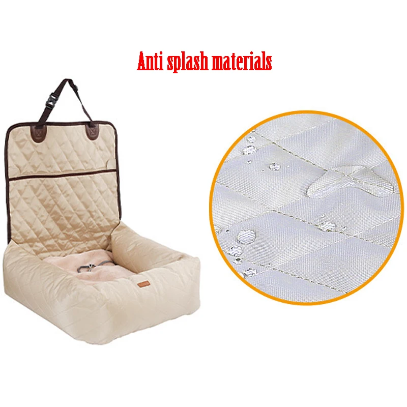 Car Seat Cover Dog Seat Cover Dog Car Seat Dog Car Seat Booster Waterproof Durable Car Seat Bed for Small Medium Dogs Front/Back Luxury Pet Travel Protector