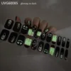 2024 Halloween Semi-cured UV Gel Nail Stickers Pumpkin Skull Full Cover Gel For UV Lamp Gel Nail Strips Press On Nail Decal 2