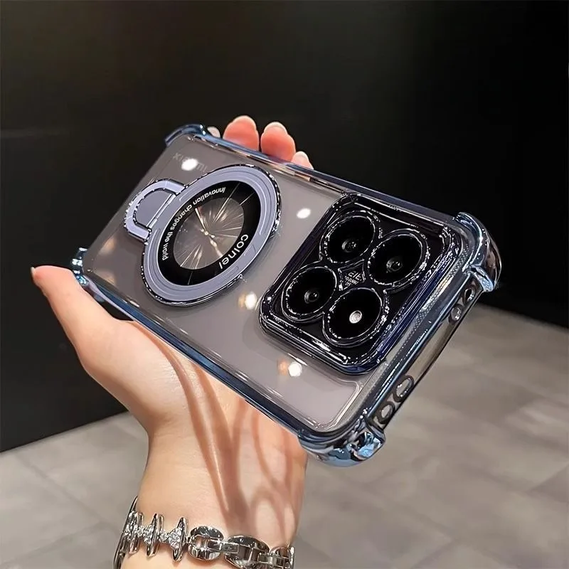 Shockproof Magnetic Bracket Phone Case with Stand Cover