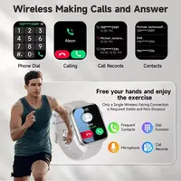 2026 ใหม่ GPS สมาร์ทวอทช์ซีรีส์ 10 สำหรับแอปเปิ้ลวอทช์ 10 หน่วยความจำเพลงวิดีโอบลูทูธโทรกันน้ำเอ็นเอฟซี สมาร์ทวอทช์สำหรับแอนดรอยด์ ไอโอเอส 4