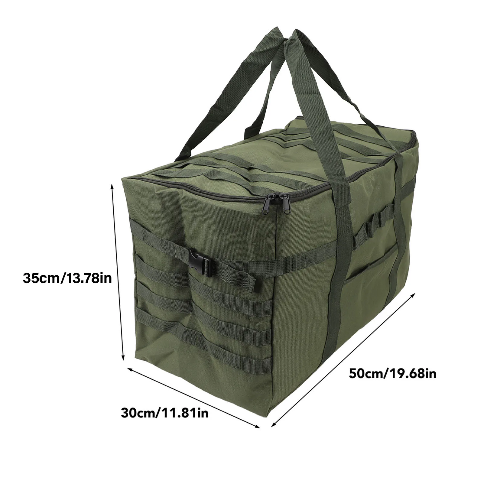 Camping Storage Bag 53L Large Capacity Multifunction Thickened Oxford Fabric Waterproof PVC Inner Camping Cooking