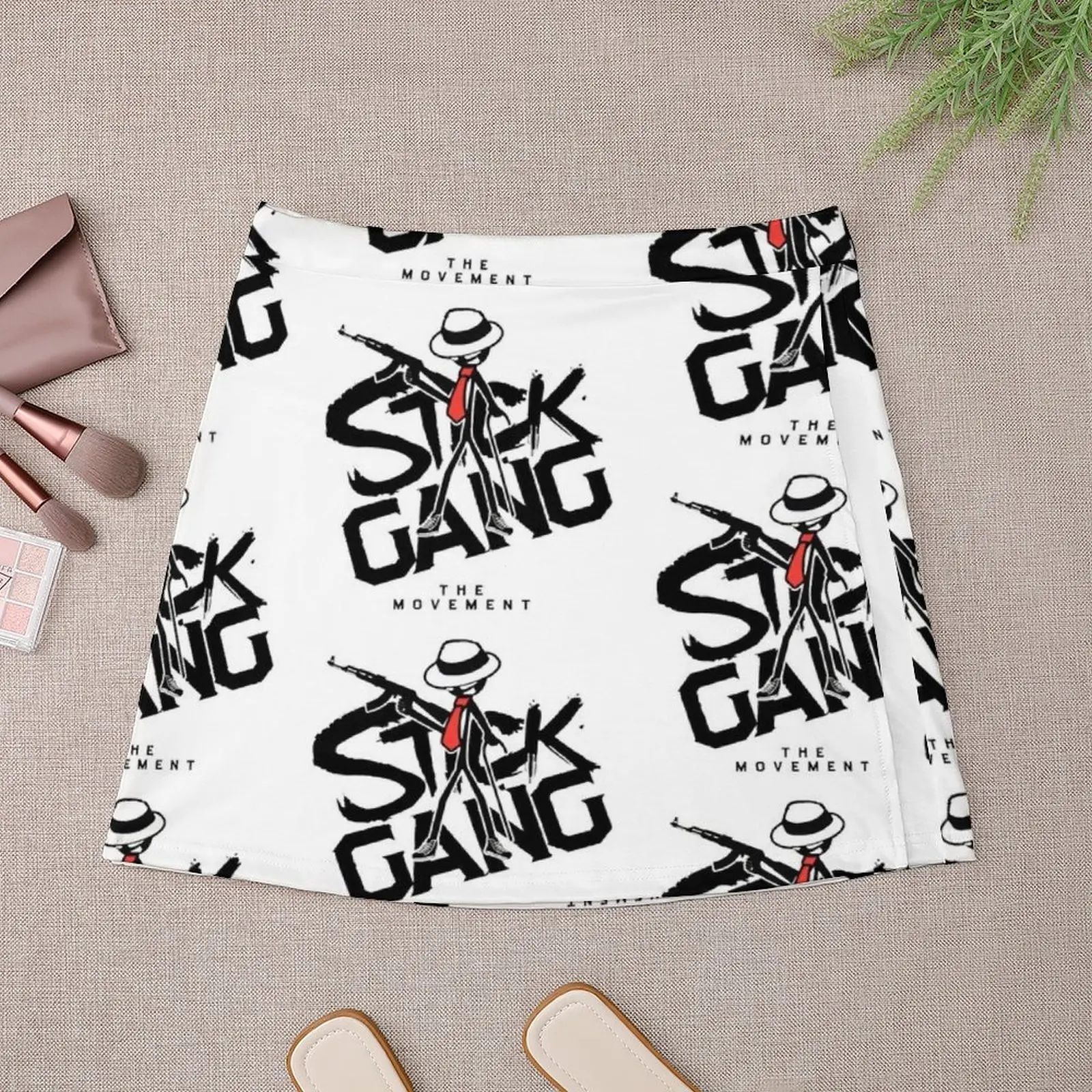 Big Stickman logo Mini Skirt skirts summer 2024 woman mini skirts women clothes