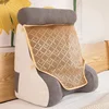 Summer New Corduroy Cool Cushion Waistrest Full Fit Large Backrest Multi functional Solid Color Cool Cushion Waistrest 1