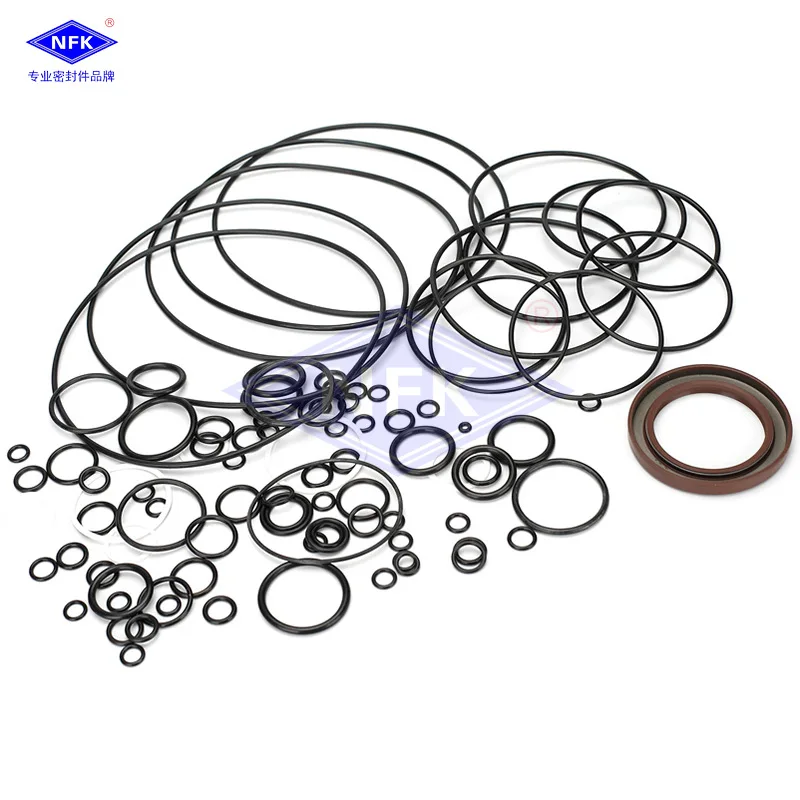 

Suitable for Fluorine Rubber Skeleton Oil Seal Hydraulic Pump High-temperature and High-pressure Sealing Repair Kit