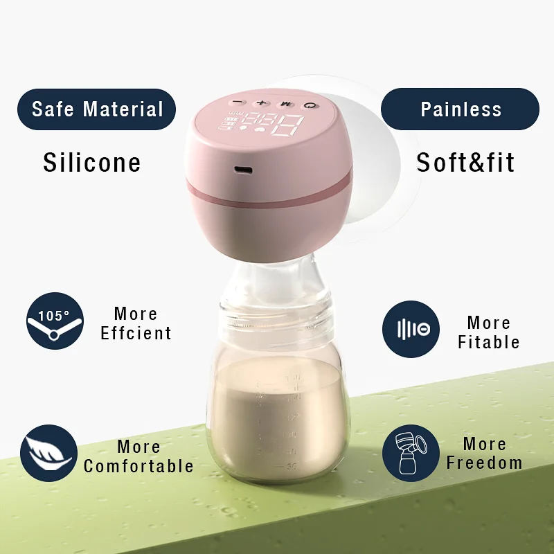 Dr.isla Electric Breast Pump Intelligent Integrated High Suction Breast Pump Milk Postpartum Fortable Painless