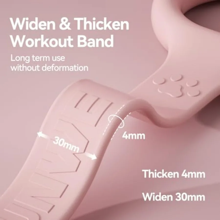 25lb Soft Kettlebell Pink and Green Figure 8 Resistance Band for Ttrength Training Physical Therapy Exercises