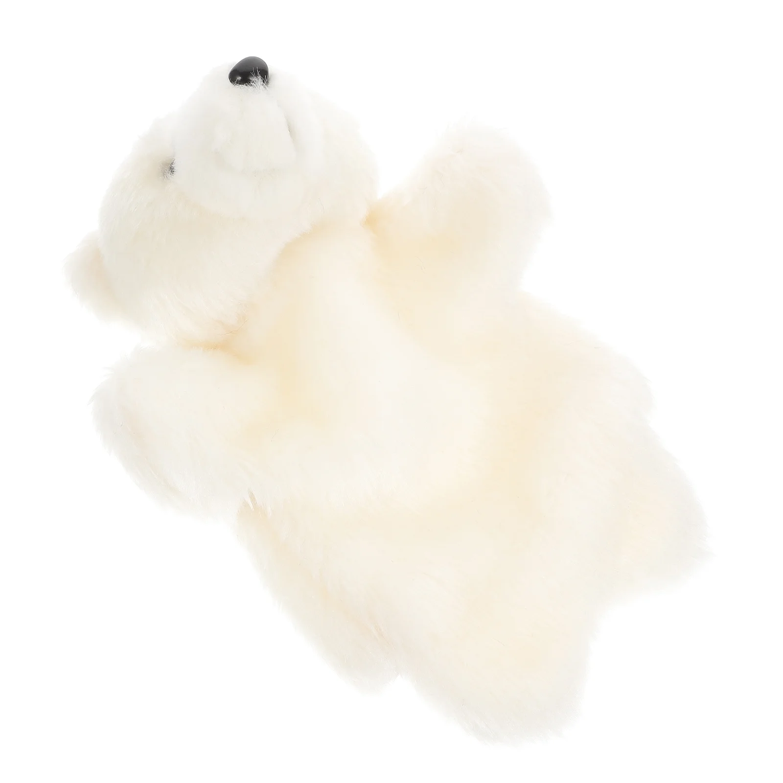 

Animal Stuffed Toy Polar Bear Hand Puppet Plaything Kids Hand Puppets for Role-Play