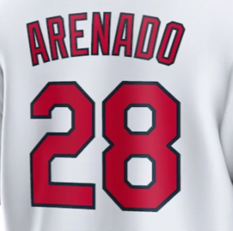 thumbnail image 1 of Camisetas de béisbol de la famosa marca St. Louis con bordados para hombres, mujeres y jóvenes, personalizadas #1 SMITH #21NOOTBAAR #28 ARENADO GOLDSCHMIDT, 1 of 5