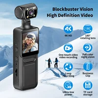 Mini Camera 1080P 4K HD Wearable Night Vision Sports DV Digital Video Fitness Enthusiast Recorder 360 Rotating Pocket Camera