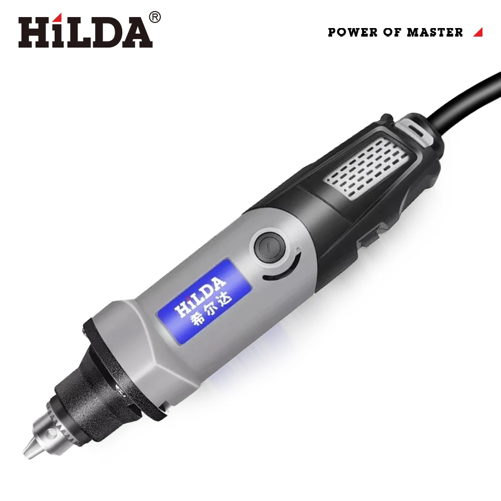 HILDA 400W Mini Drill 6 Position Rotary Tool Electric Drill Rotary Tool Electric Tools Variable Speed Mini Grinding Machine 2