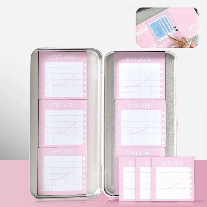 Women Magnetic Storage Box for Eyelash, False Eyelash Extension Storage Tool, Magnetic Eyelash Strips, Magnetic Headband