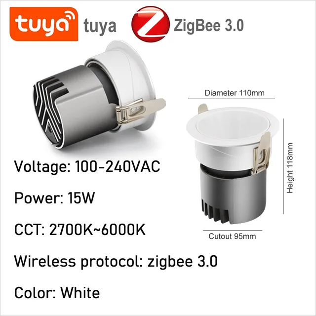 15W White Zigbee