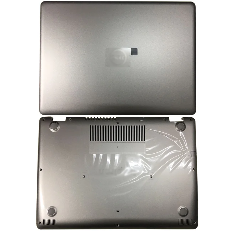 

NEW Laptop Case LCD Back Cover/Bottom Case For Dell Inspiron 14 3000 3480 3482 Black Silver