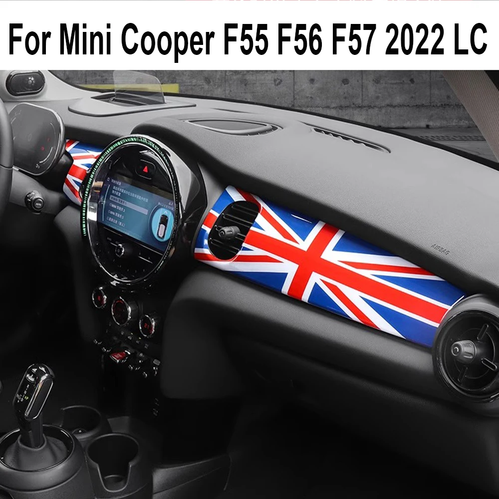 

For Mini Cooper F55 F56 F57 2022 LC Brand New PC Material Plastic Cover Classic Color Dashboard Trim Car Auto- Accessories