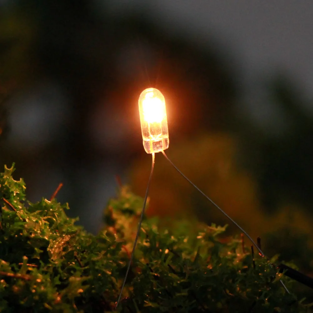 30 Pre-Wired Grain Of Wheat Bulbs - 4.7mm, 12V, 100mA Mini Lights For Crafts & Models 3 thumbnail image