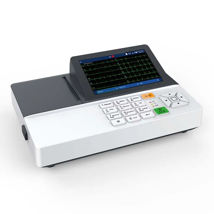 

Portable 3 Channel ECG Machine Electrocardiogram ECG Machine With Analyzer