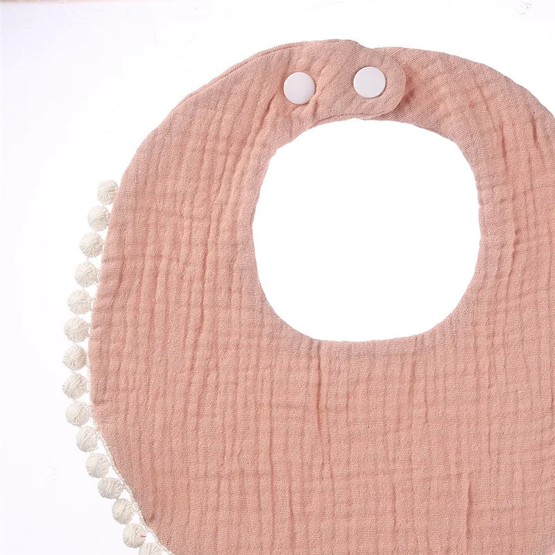 baby accessories designer Baby Tassel Bib Newborn Absorbent Cotton Saliva Towel Infant Boy Girl Feeding Burp Cloth Bandana Scarf Toddler 360 Rotate Bibs baby headband