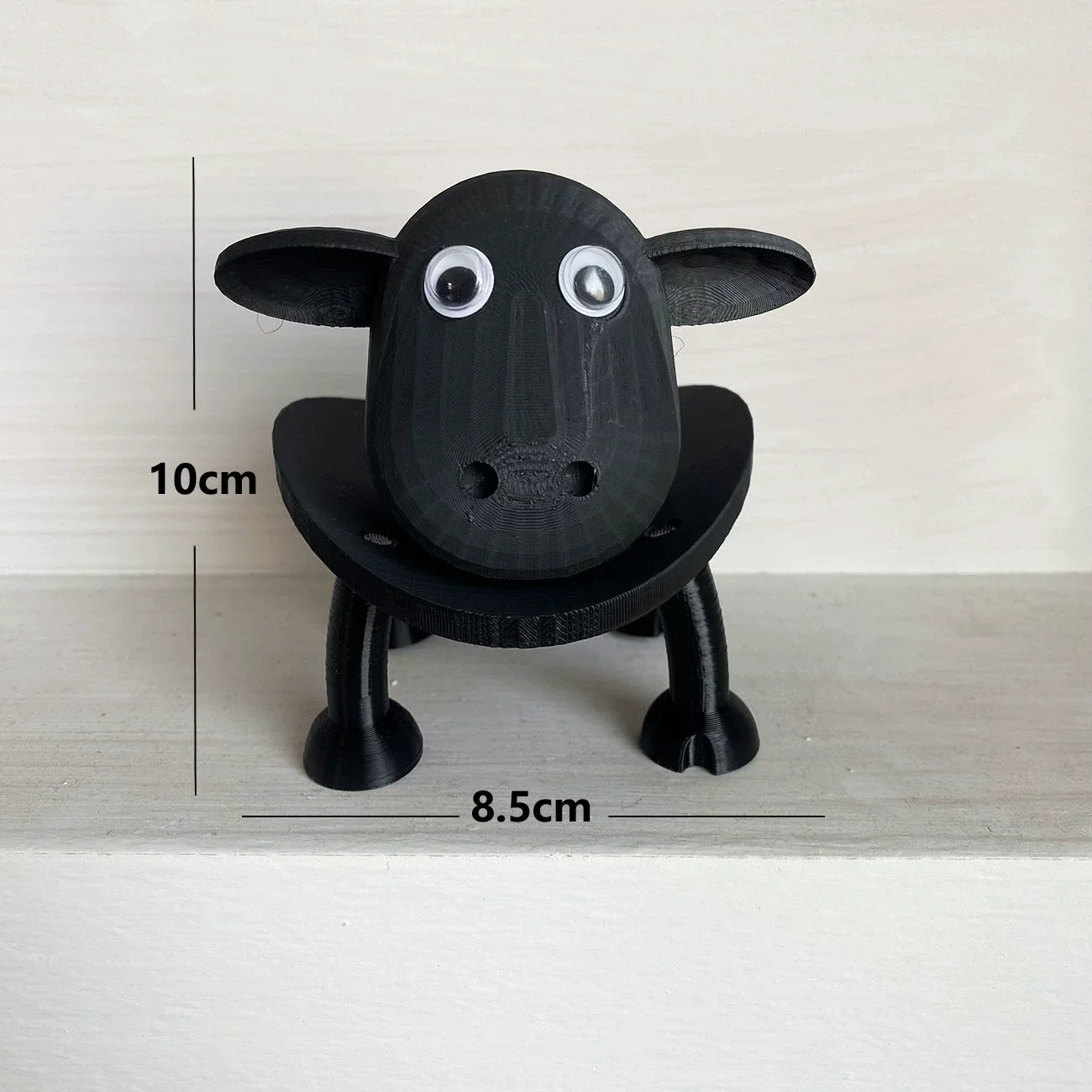 Black Sheep Toilet Roll Holder Free Standing Storage Tissue Organiser Home Bathroom Decor Cute Animal Toilet Paper Holder 6
