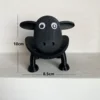 Black Sheep Toilet Roll Holder Free Standing Storage Tissue Organiser Home Bathroom Decor Cute Animal Toilet Paper Holder 6