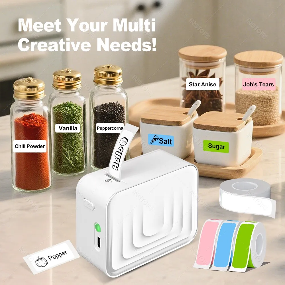 Marklife M1 New Color Mini Portable Thermal Printer Wireless Bluetooth Pocket Label Maker For Home Office Labeling Tag Sticker