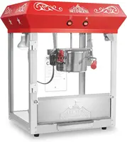 Bar Style Popcorn Machine Maker Popper with 6-Ounce Kettle - Red 1