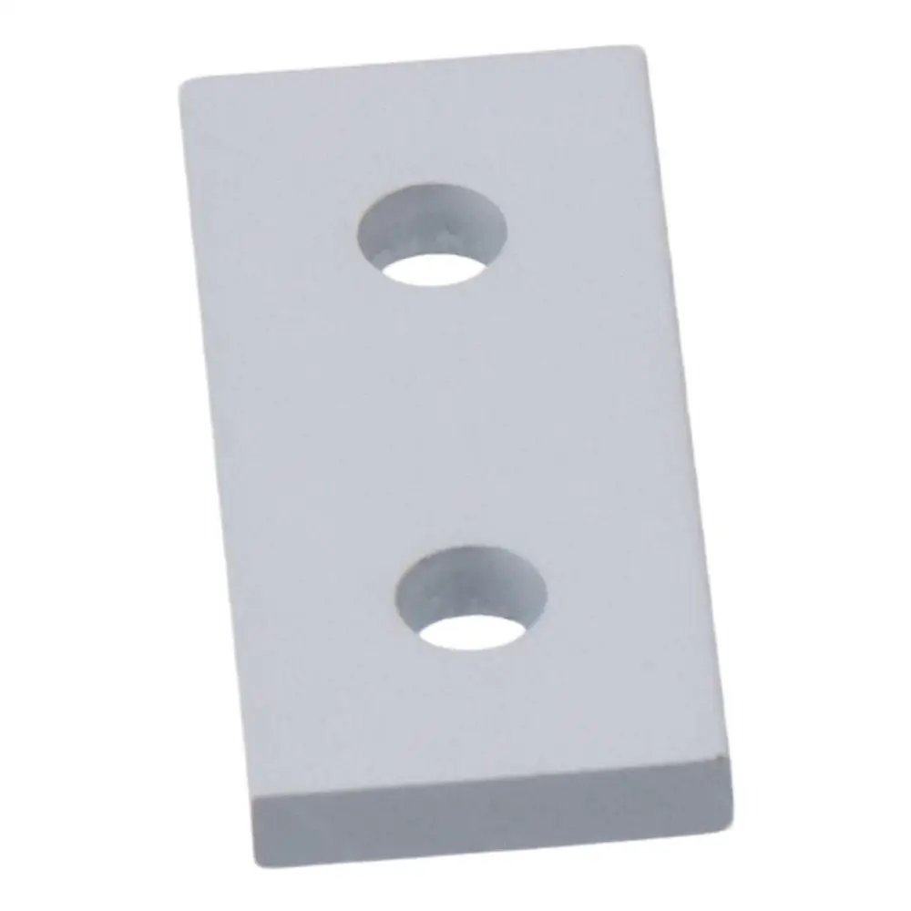 Description Picture 5 of item10Pcs Aluminum Joining Plate 40cmX18cm Silver Flat Straight Brackets Finish Reinforcement Vertical Connection Tool