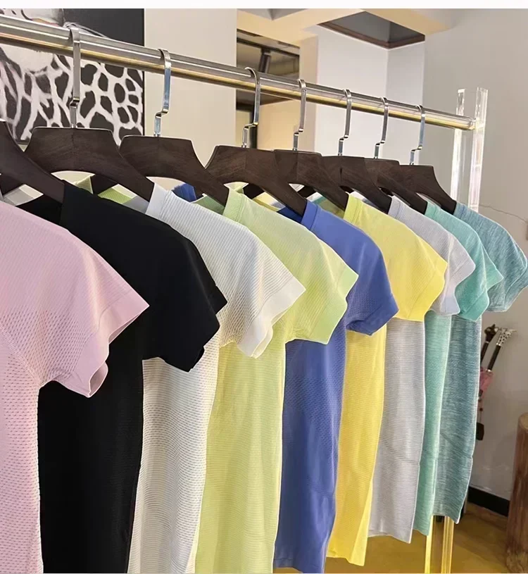 Lemon Women Swiftly Tech Sports Short Sleeve T-shirt Breathable Quick Drying 2.0 Yoga Short Sleeve Fitness Running T-shirt Tops