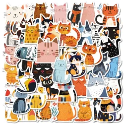Cute Big Eye Animal Stickers - Aesthetic Colorful Decoration for Scrapbooking & School Supplies (10PCS)