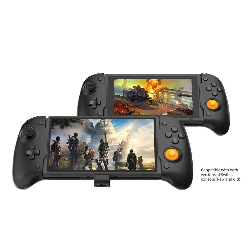 Upgrade Game Controller Grip Built In 6 Axis Gyro For Ns Oled Ns Gamepad Joystick Gaming Handheld Handle Replacement Accessories Gamepads Aliexpress