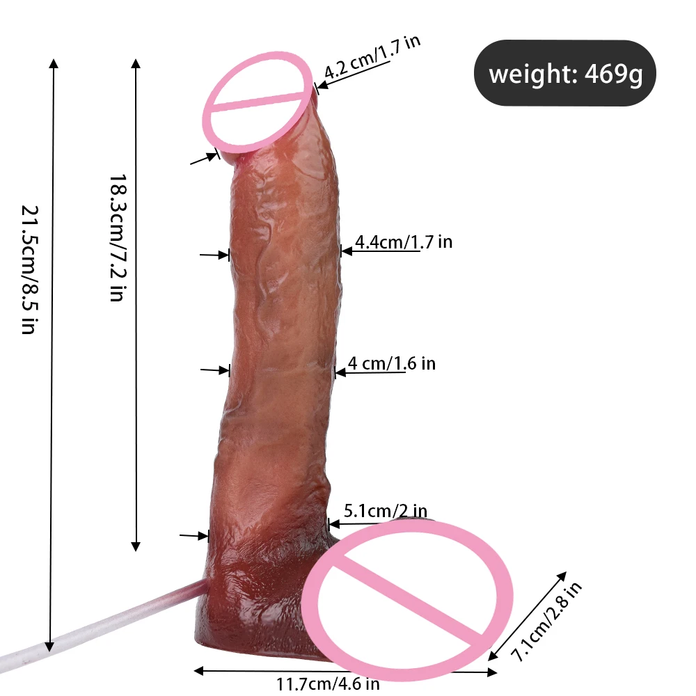 Lifelike Squirting Penis Silicone Ejaculation Large Realistic Dildo With Sucker Skin Touch Anal Sex Toys For Women