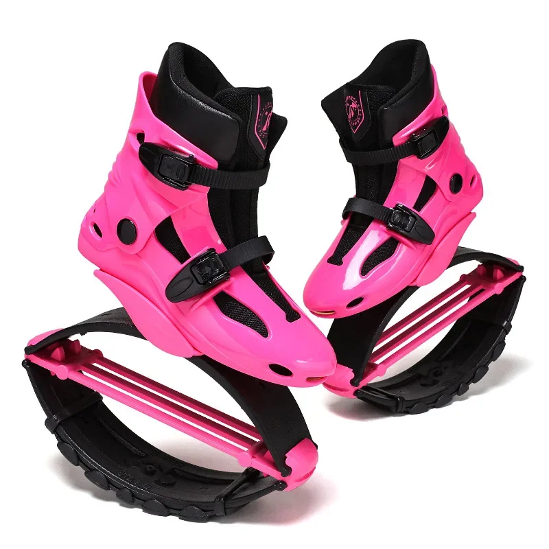 Adult Fitness Bouncing Shoes Kangaroo Jumping Shoes Elastic Boots Spring Rubber Upgraded Insoles Comfortable Casual Sports