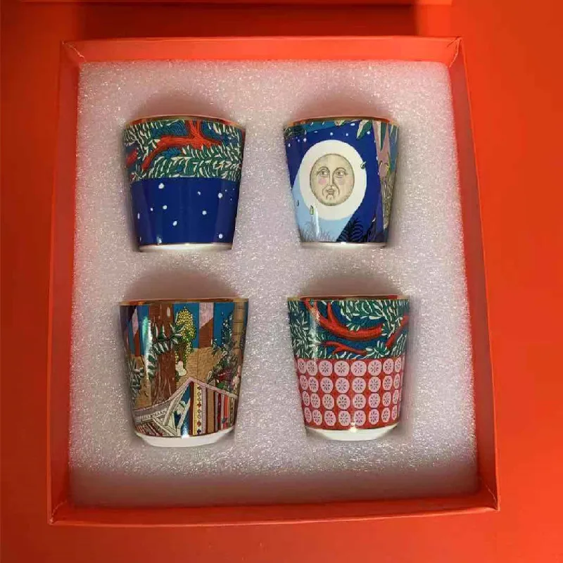 

European Bone China Breakfast Milk Cup Household Ladies' Cup Tea Cup Girlfriends Friends Gift Cup Set Juego Tazas DeCafeYPlato