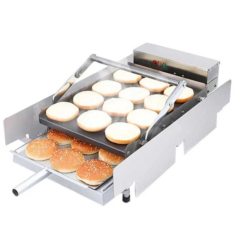 Electrical Automatic Hamburger Grilling Tools Hamburger Grill Machine/ Burger Buns Toaster