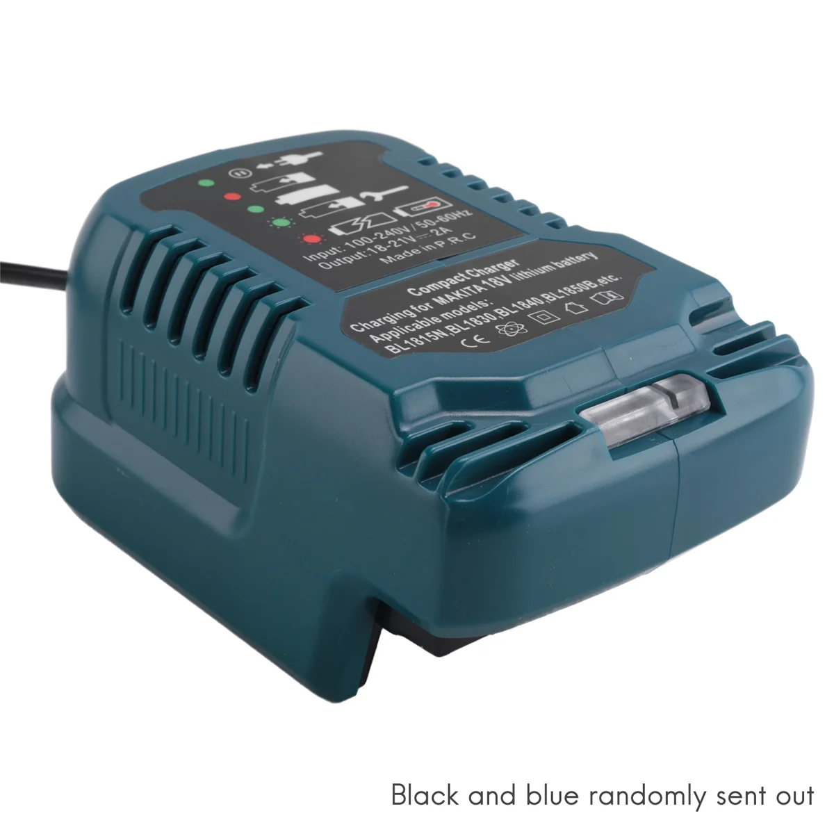 Replace for Makita 18V Mini Charger DC18RC Replace Charger for Makita Lithium Batteries BL1860 BL1450 BL1830 EU Plug 3