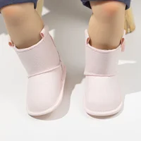 3-Colors Winter Snow Baby Booties Baby Boy Girl Toddle Shoes Newborn Cotton Anti-Slip Sole First Walkers Infant Shoes 6