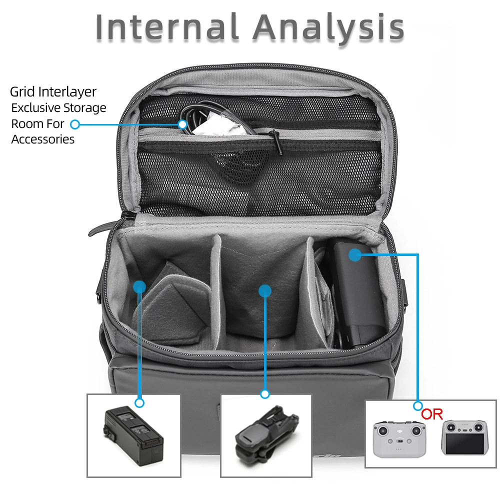 Portable Single Chamber Drone Case For DJI Mavic 3 Pro Storage Bag DJI Mavic 3 Classic drone accessories drone storage bag drone storage case