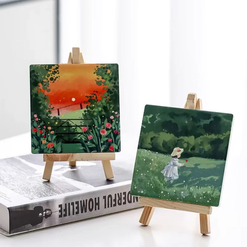 Multifunction Small Easel Support Wooden Easel Stand For Painting Desktop Photo Card Ipad Display Stand Drawing Support Tool
