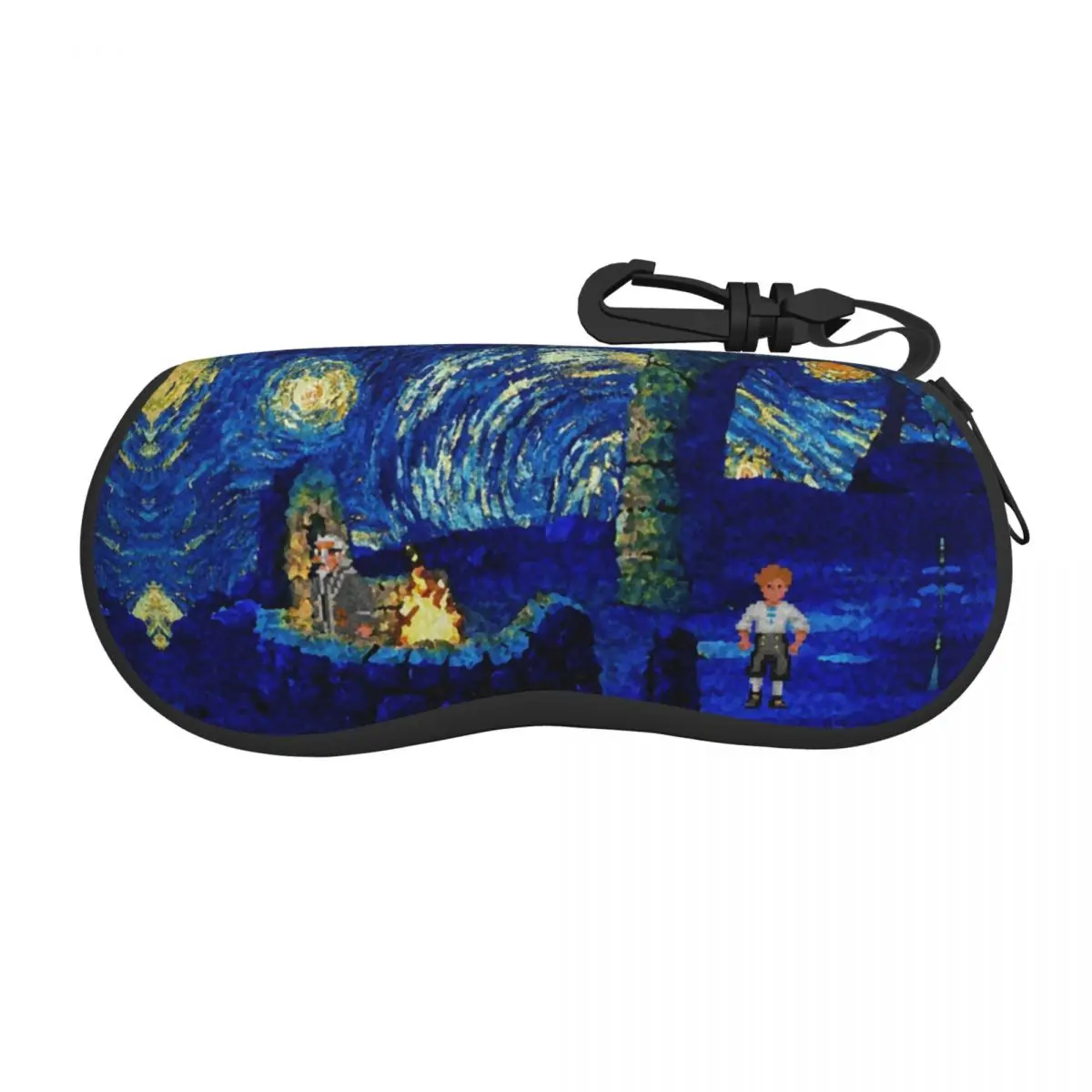 

Custom Melee Starry Night Glasses Case Stylish Van Gogh Art Painting Shell Eyeglasses Case Sunglasses Box