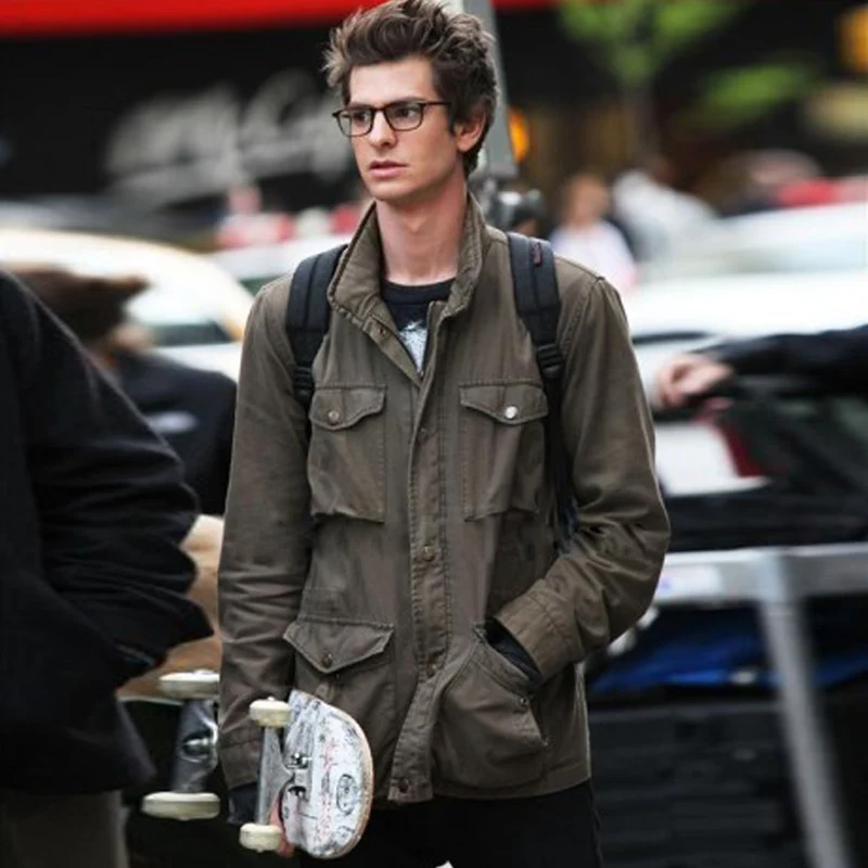 

YANGHAOYUSONG Homemade PETER PARKER AMAZING Twill cotton JACKET