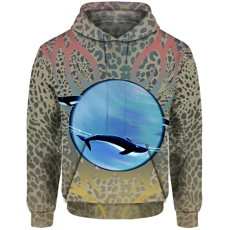 Sudadera con capucha con estampado 3D de cuervo, esqueleto, ballena y gato para hombre, patrón de demonio, manga larga, informal, cómoda, holgada
