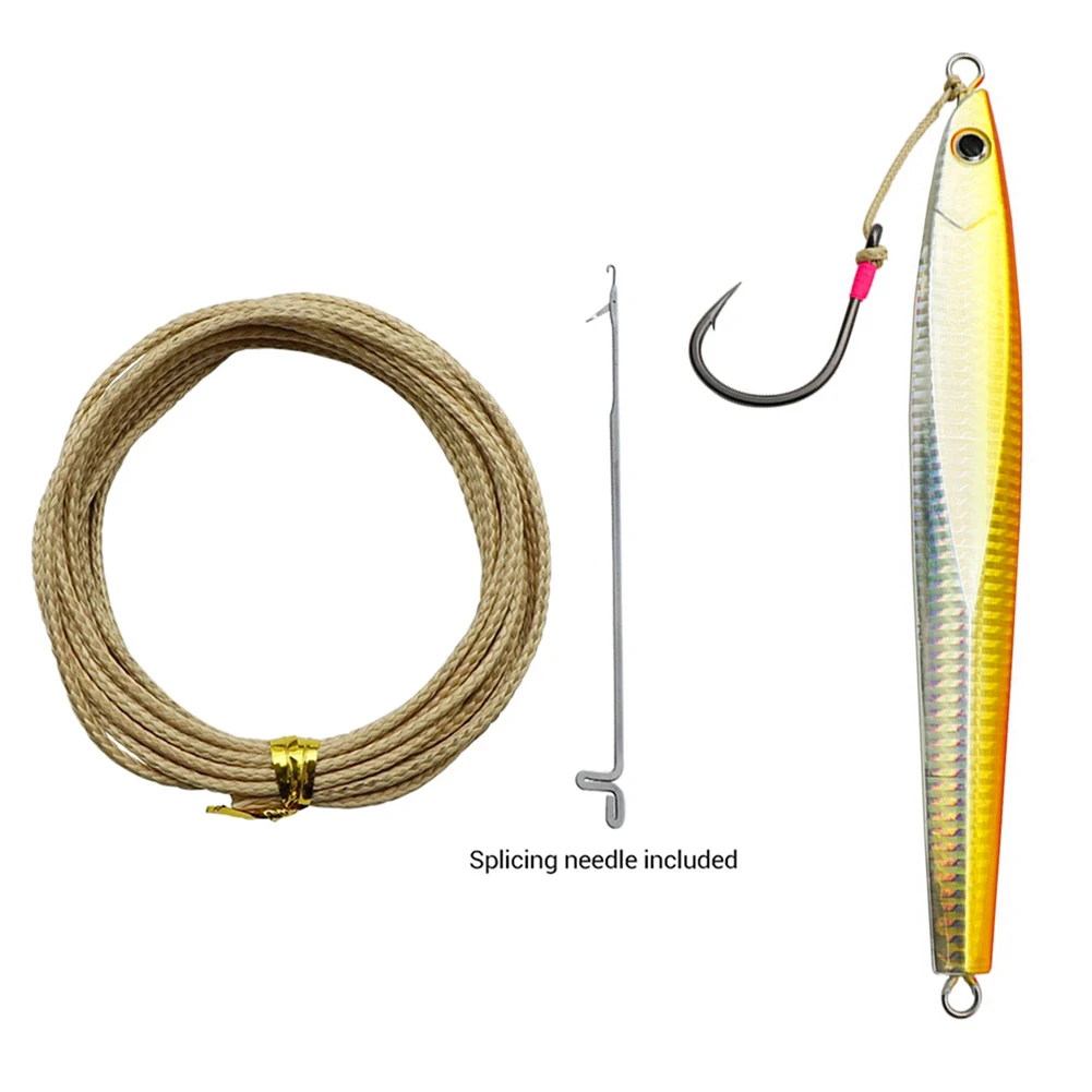 120~330LB Braided Kevlar Fishing Line String Strong Hollow Core Assist Line  For Boat Fishing Binding Jigging Hook Accessories