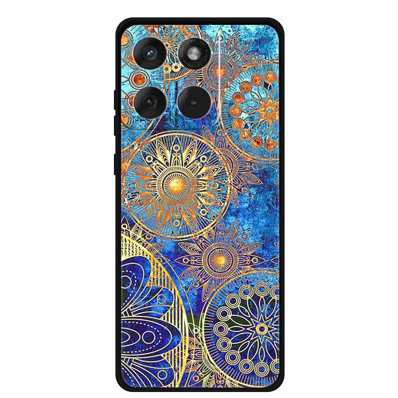 Luxury Iridescent Flower Marble Aesthetic Silicone Case - Soft Ultra-Thin Design