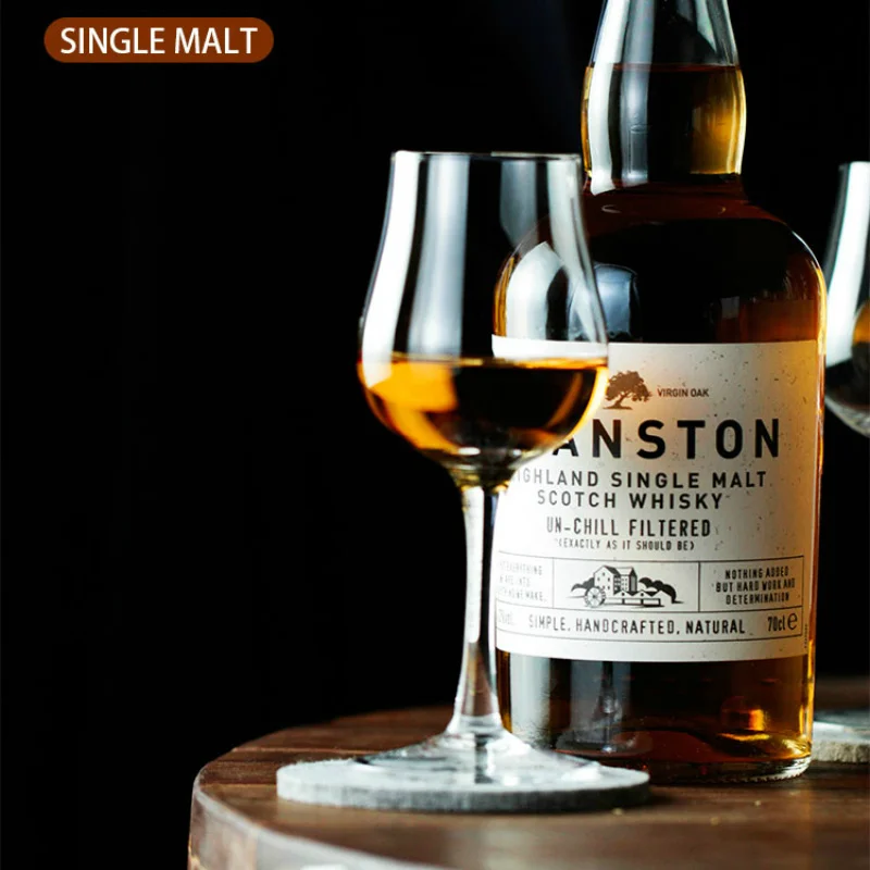 165ml Clear Highland Cup XO Whiskey Goblet Old Fashioned Lead Free Crystal Wine Nosing Glass Scotch Single Malt Whisky Tumbler