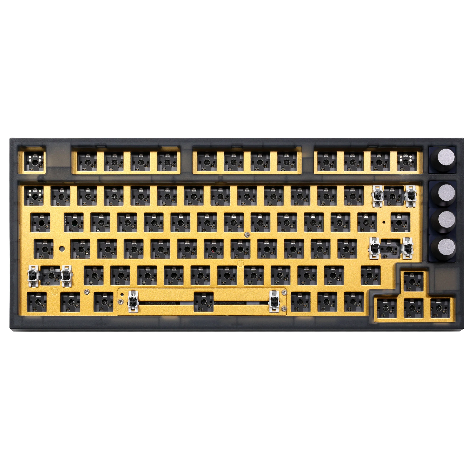 Gk75 Gasket Hot Swappable 75 Custom Mechanical Keyboard Kit Support