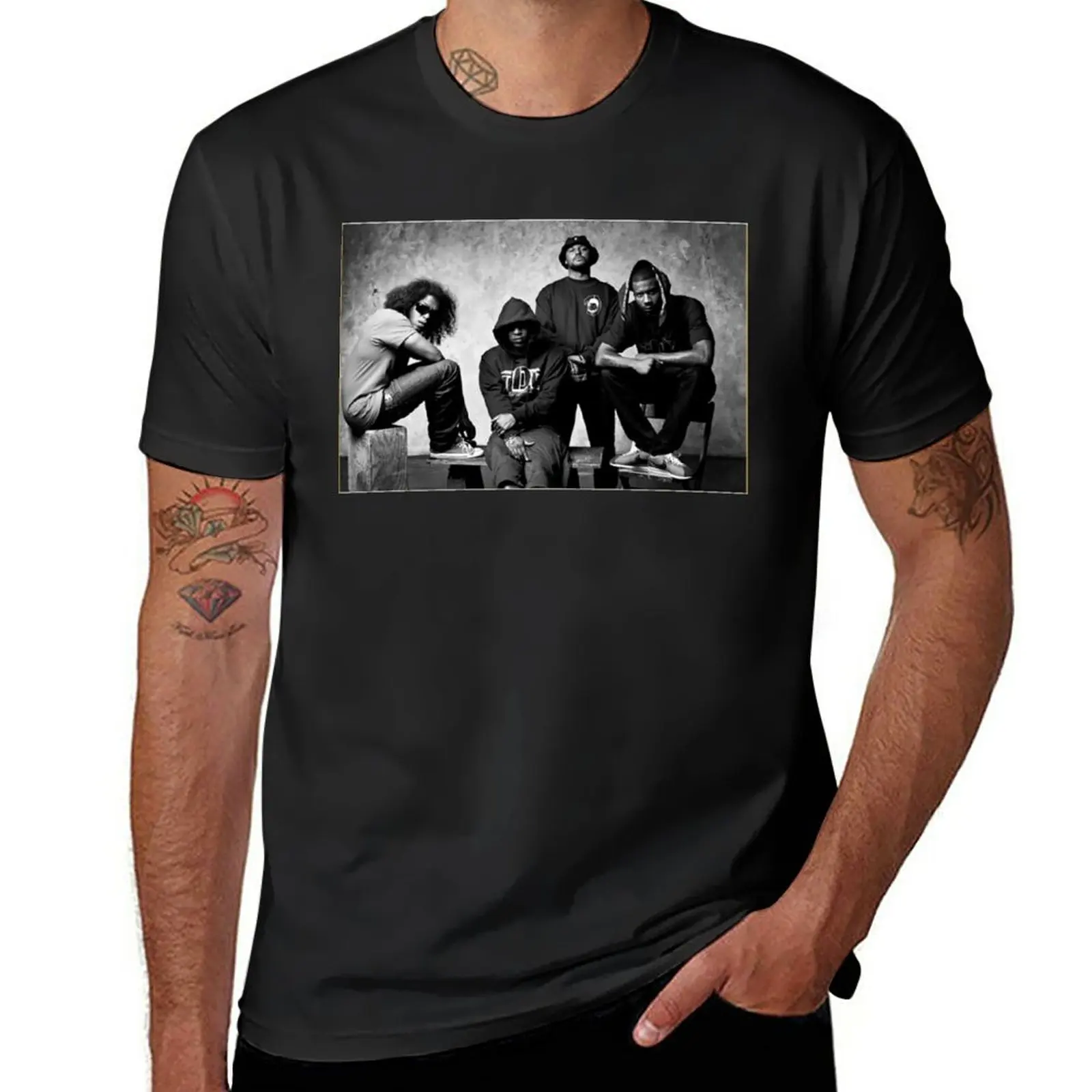 

Black Hippy B/W T-Shirt sublime vintage clothes customs mens clothes